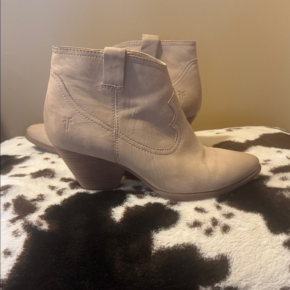 Frye Light Brown Ankle Boots